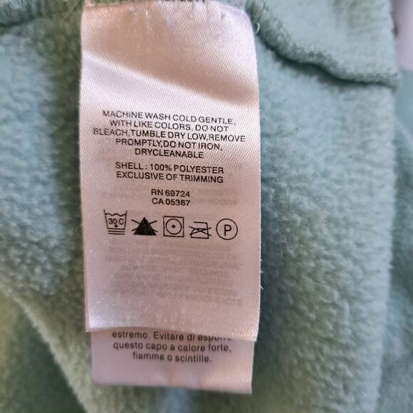 Columbia Full Zip Fleece Jacket Teal  Girl's XL - Picture 5 of 9